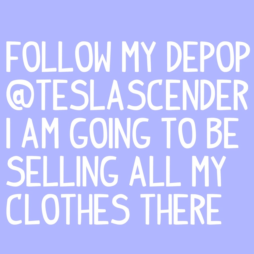 Depop: @teslascender